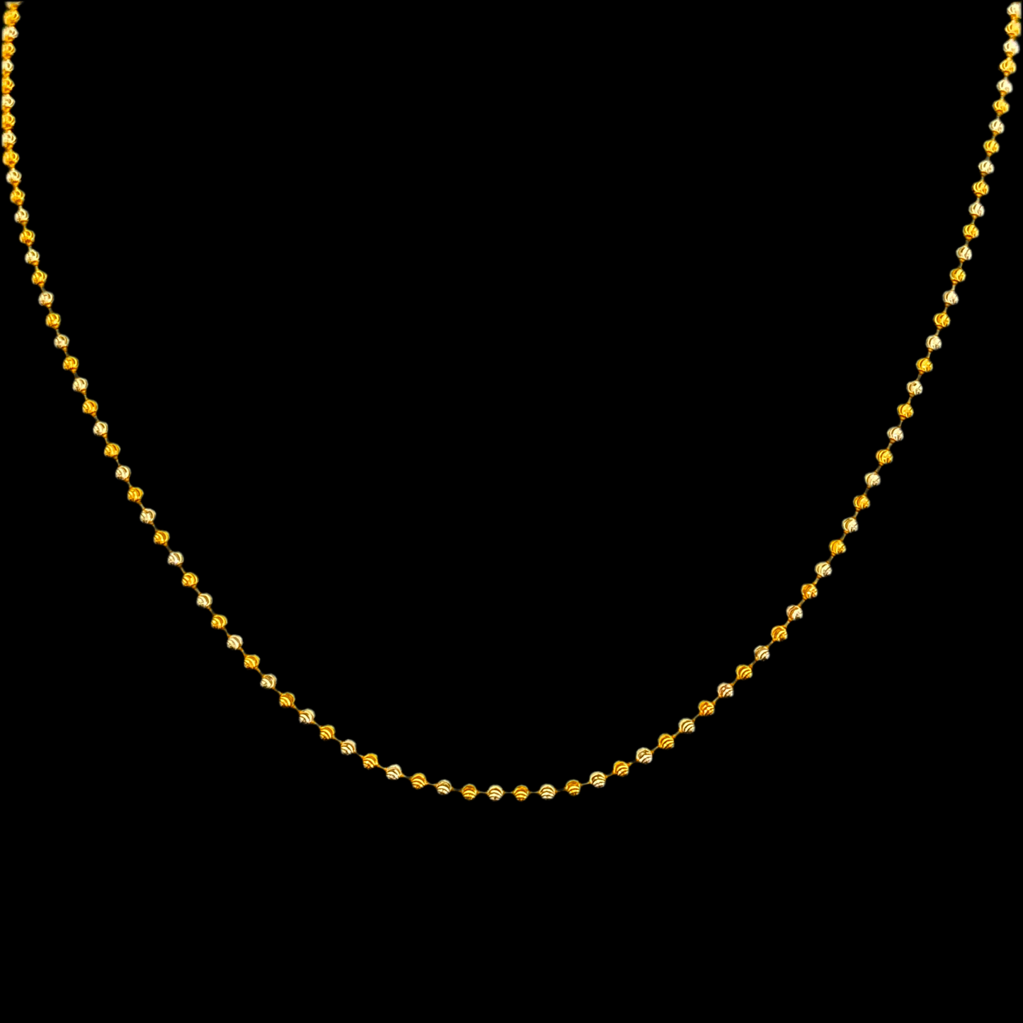 Timeless Two-Tone Gold Ball Chain