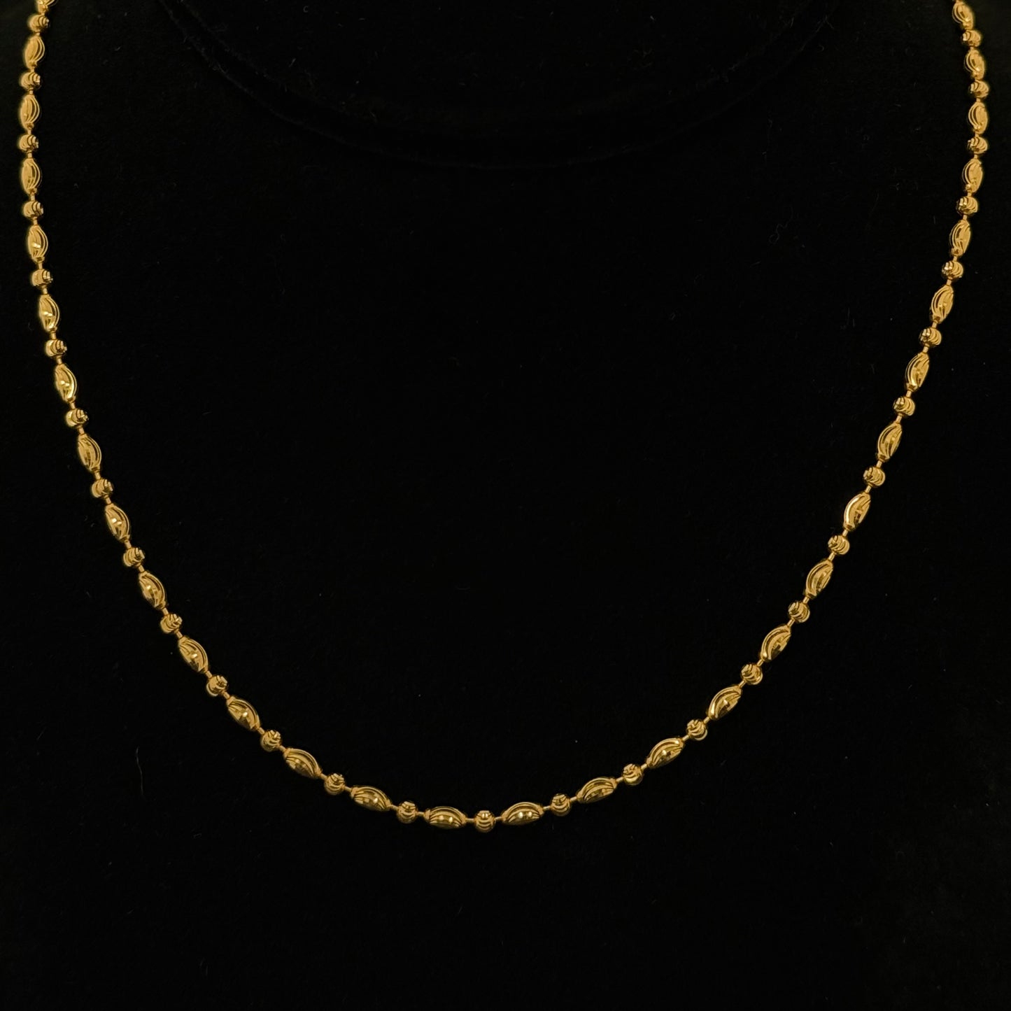 22k Gold Bead Chain