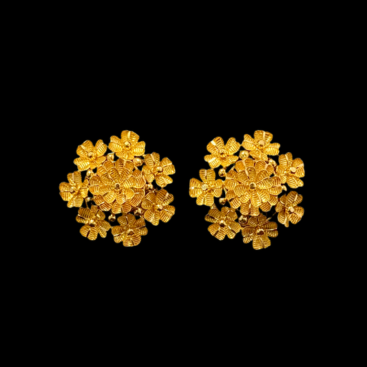 Adorable 3-Dimension Floral Necklace Set