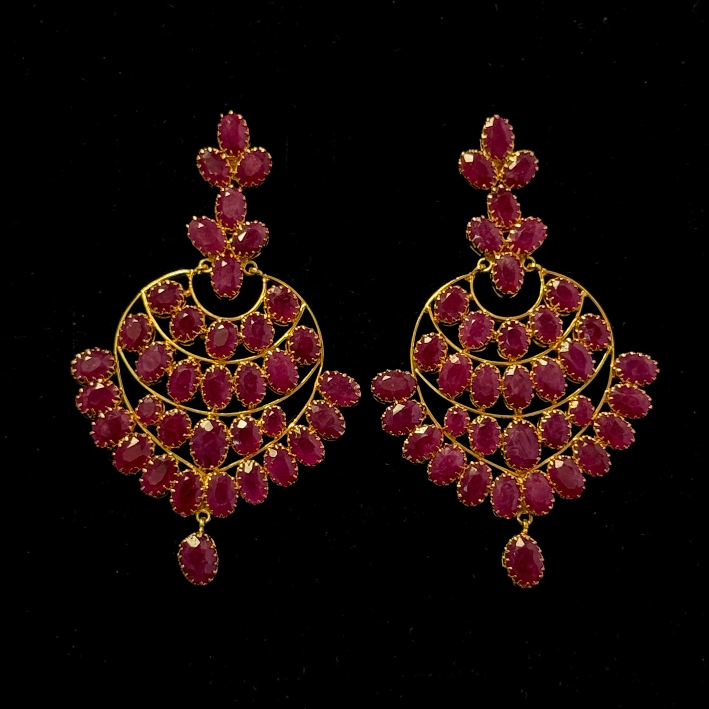 Grand & Glistening Ruby Earrings