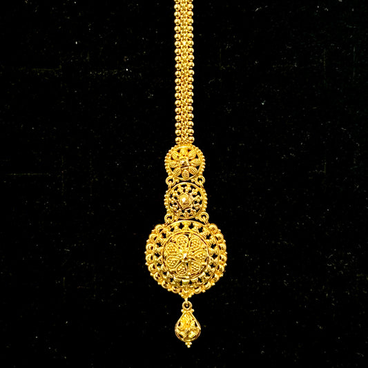 Sleek Circular Maang Tikka