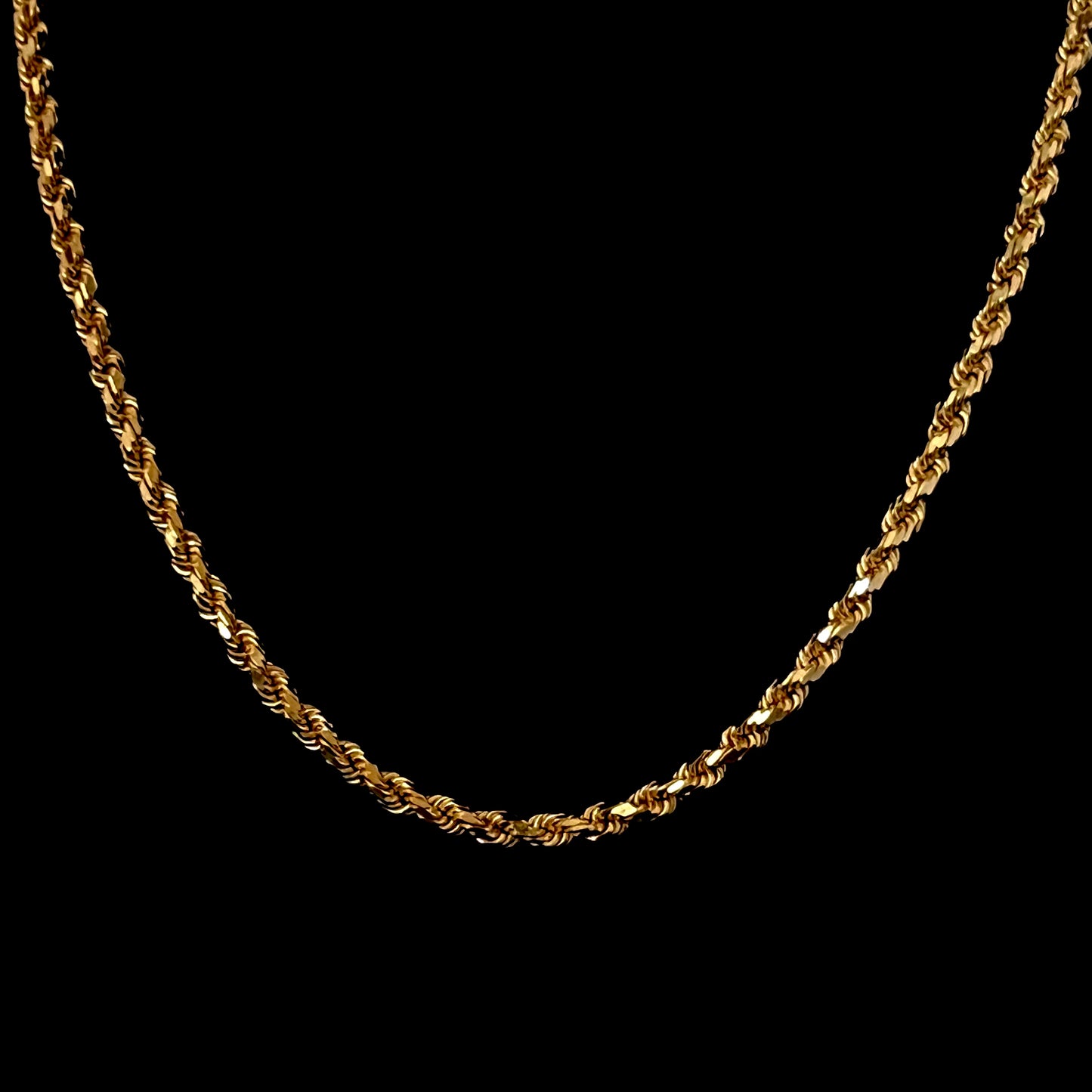 Statement 22k Gold Rope Chain