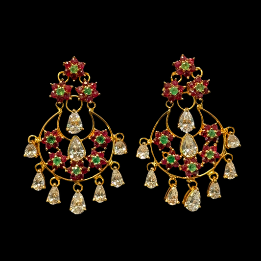 Lavish Cubic Zarconia Drop Earrings
