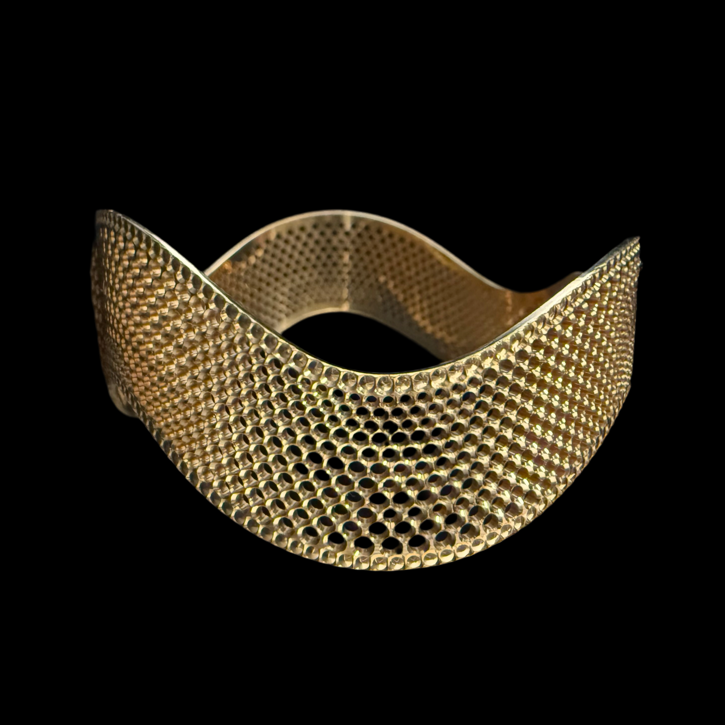 Sleek & Stylish Yellow Gold Cuff
