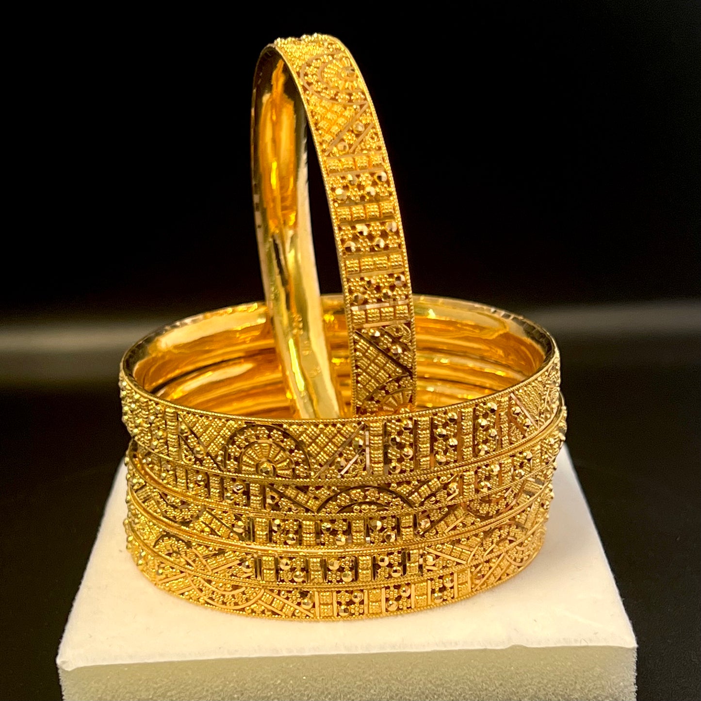 Glamorous Handcrafted Bangles Set of 6