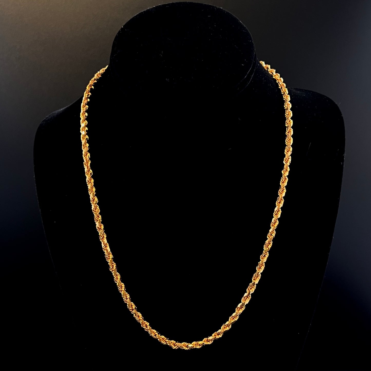 Statement 22k Gold Rope Chain