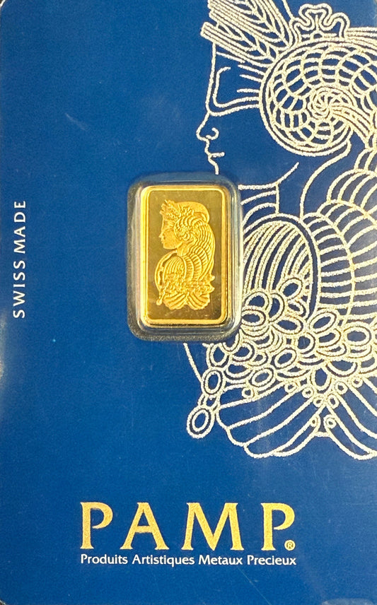 2.5 Gram Minted Gold Bar (Sealed with Assay - LBMA Brand)