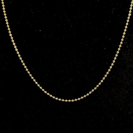 Sleek & Shiny Two-Tone Ball Chain