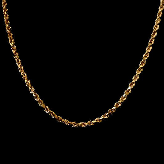 Statement 22k Gold Rope Chain