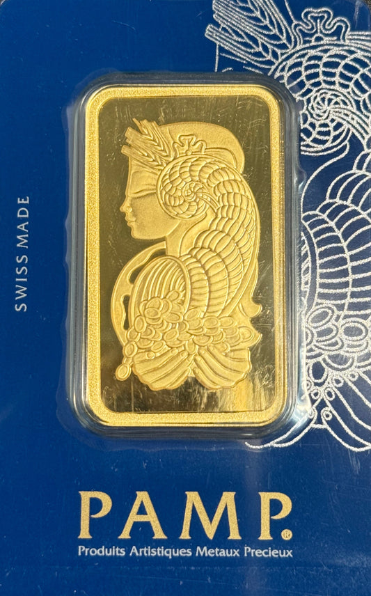 50 Gram Minted Gold Bar (Sealed with Assay - LBMA Brand)