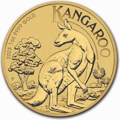 24k Australian Kangaroo Gold Coin