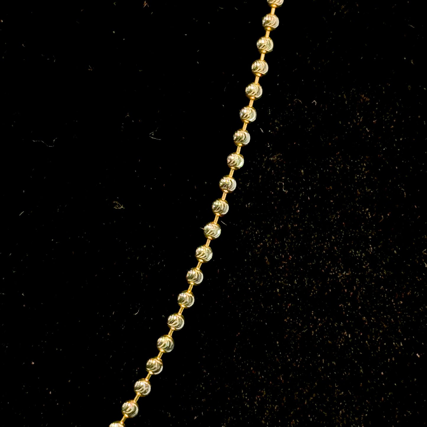 Sleek & Shiny Two-Tone Ball Chain