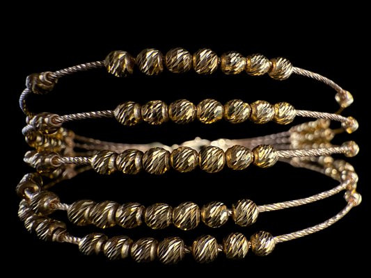 5-line Golden Bracelet with Lobster Stock