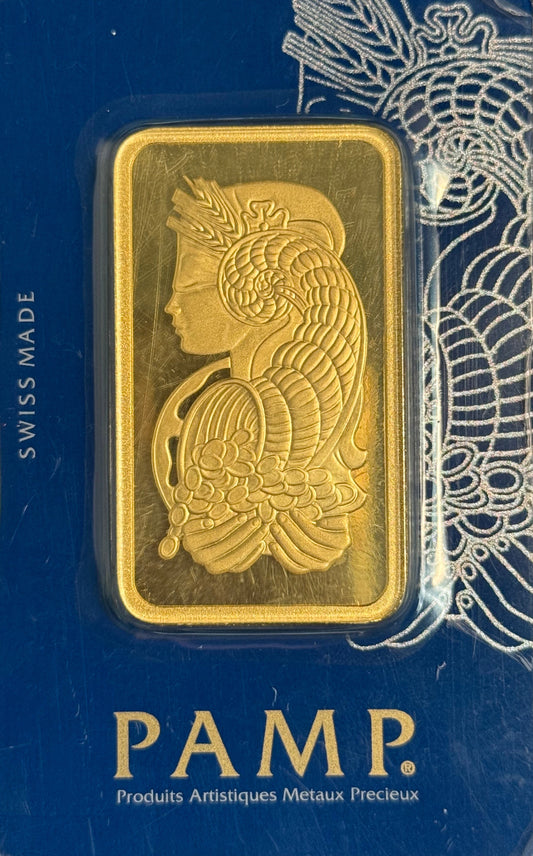 100 Gram Minted Gold Bar (Sealed with Assay - LBMA Brand)