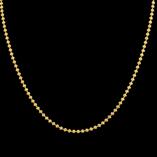 Glistening Gold Ball Chain