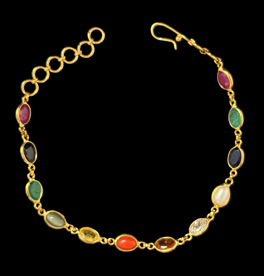 Precious Navaratna Bracelet