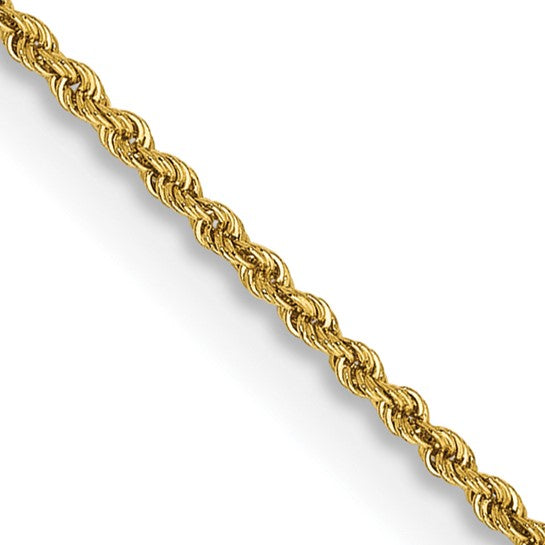 14k Yellow Gold 2 mm Rope Chains