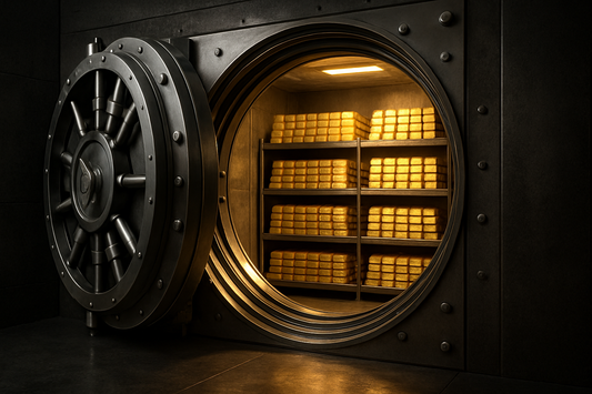 image of vault protecting gold bars