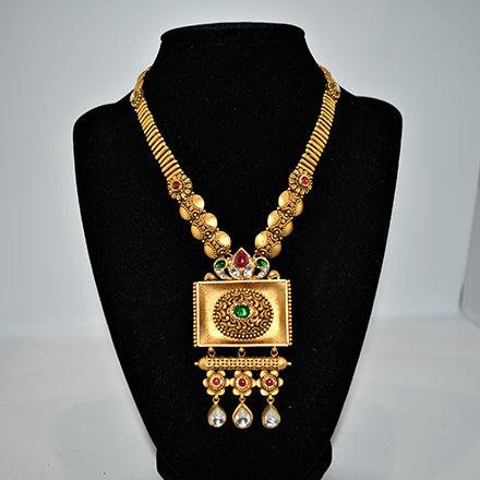 Exquisite Antique Long Necklace Set